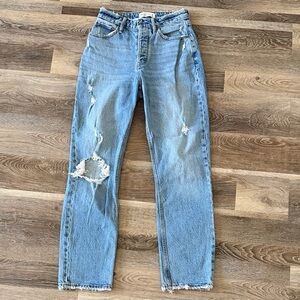 Abercrombie & Fitch High Rise Dad Jeans